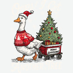 Merry Goosemas – Funny Christmas Goose - Ready to Press DTF Transfer