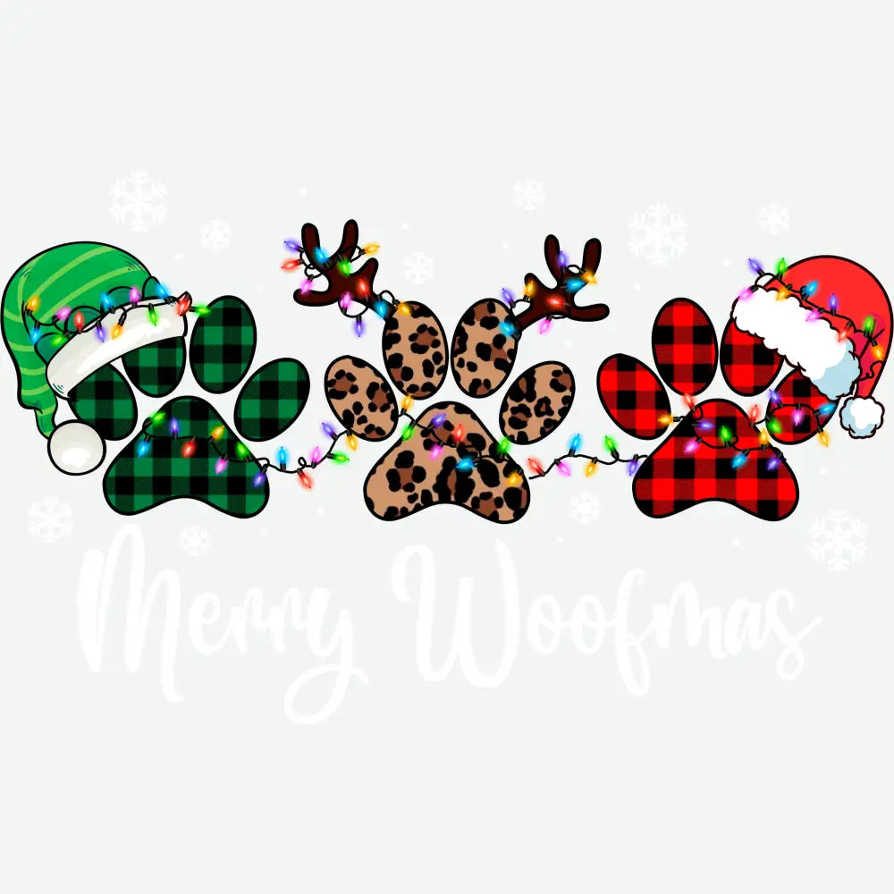 Merry Woofmas - Christmas Ready to Press DTF Transfer