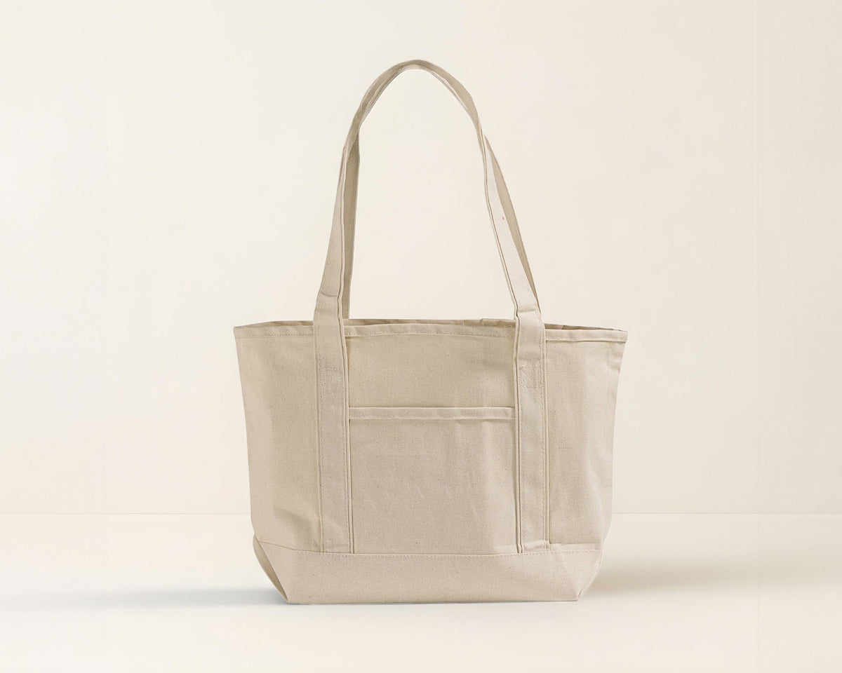 Custom Medium Deluxe Canvas Tote Bag