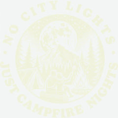 No City Lights Just Campfire Nights Camping Ready to Press DTF Transfer