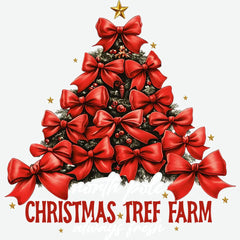 North Pole Christmas Tref Farm Always Fresh - Christmas Ready to Press DTF Transfer