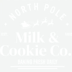 North Pole Milk And Cookie Co - Christmas Ready to Press DTF Transfer