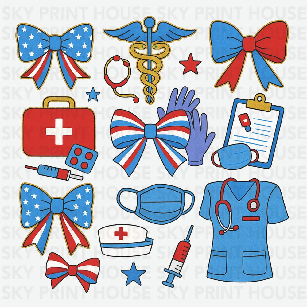 Nursing Elements Nurse Ready to Press DTF Transfer