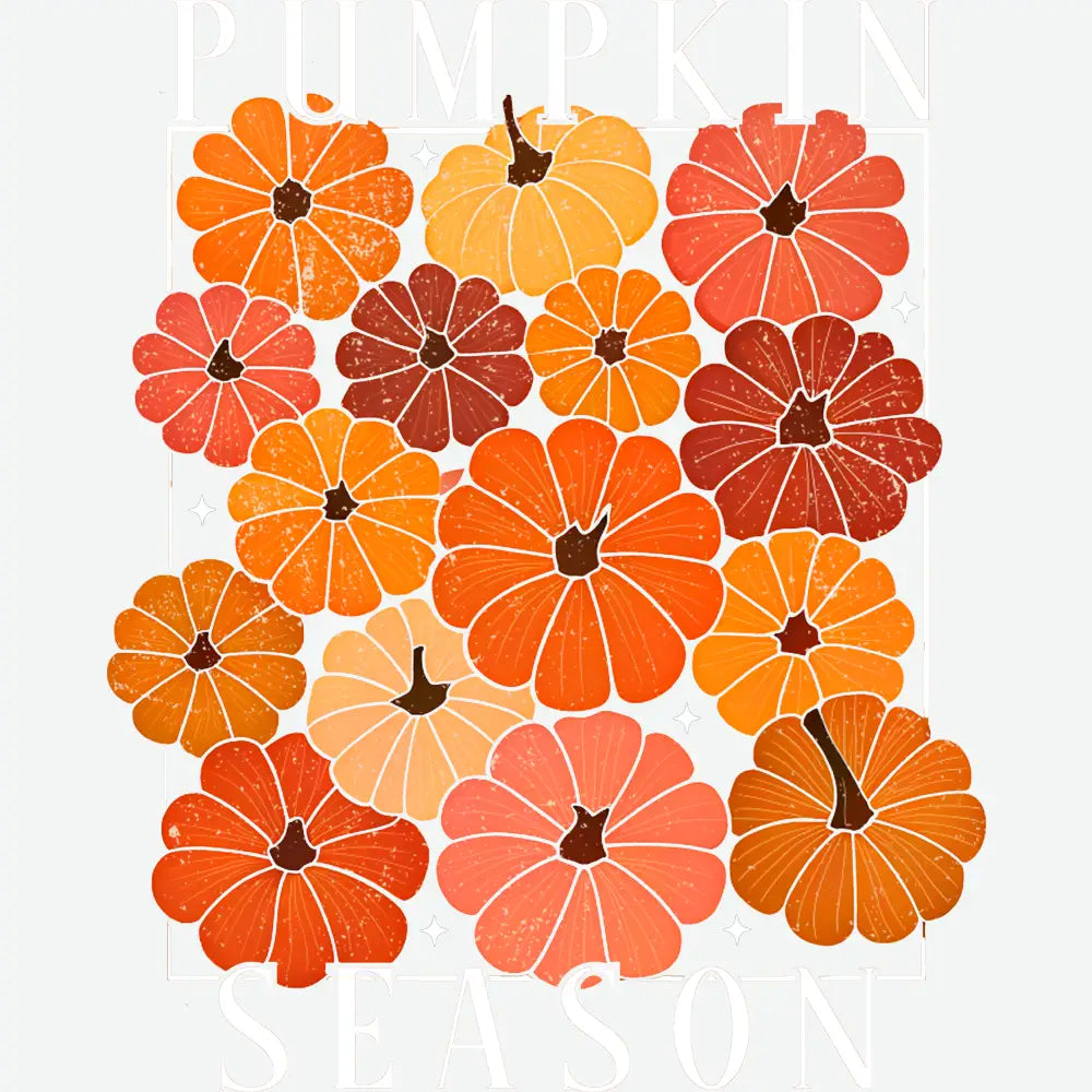 Pumpkin Season Fall Ready to Press DTF Transfer