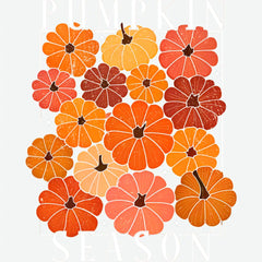 Pumpkin Season Fall Ready to Press DTF Transfer