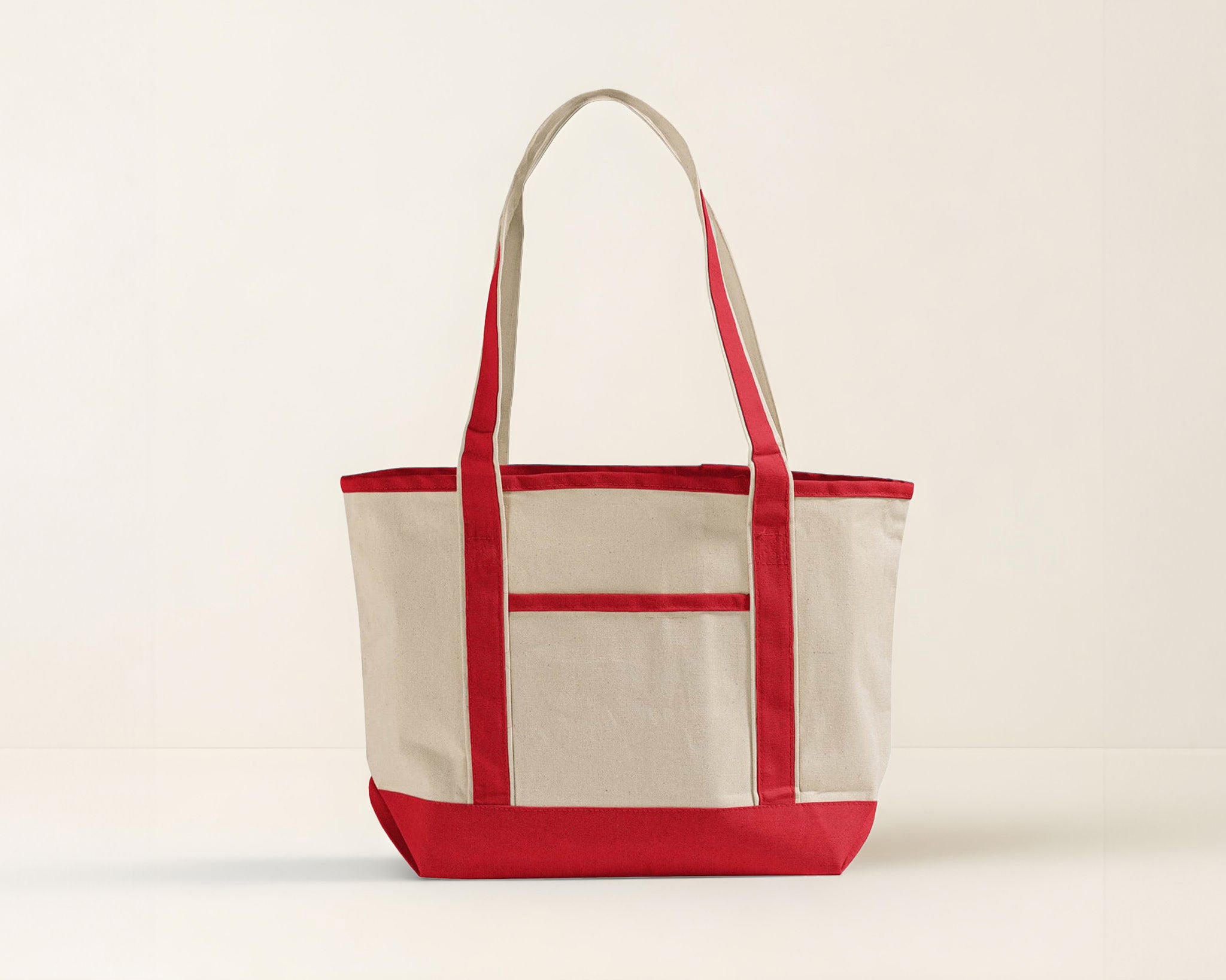 Blank Deluxe Canvas Tote Bag — 12 oz Cotton