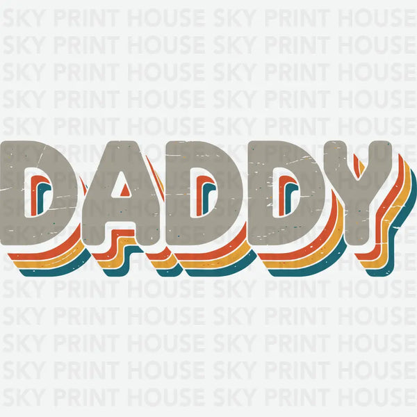 Retro Daddy - Father's Day Ready to Press DTF Transfer