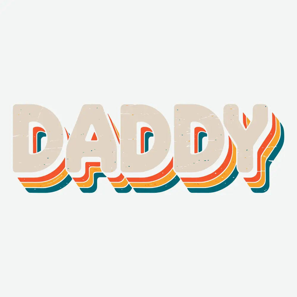 Retro Daddy Father’s Day Ready to Press DTF Transfer