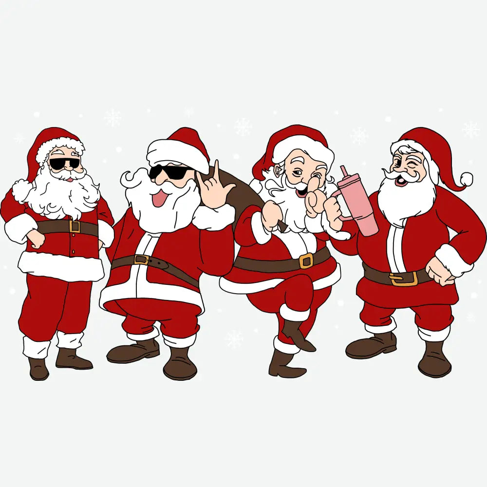 Retro Santa - Christmas Ready to Press DTF Transfer