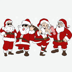 Retro Santa - Christmas Ready to Press DTF Transfer