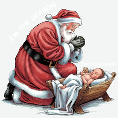 Santa and Baby - Christmas Ready to Press DTF Transfer