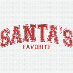 Santa’s Favorite - Christmas Ready to Press DTF Transfer