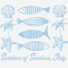 Sardines of Sardinia Italy Summer Ready to Press DTF Transfer
