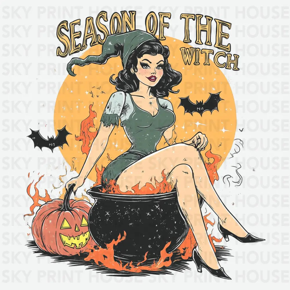 Season of The Witch Halloween Ready to Press DTF Transfer
