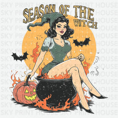 Season of The Witch Halloween Ready to Press DTF Transfer