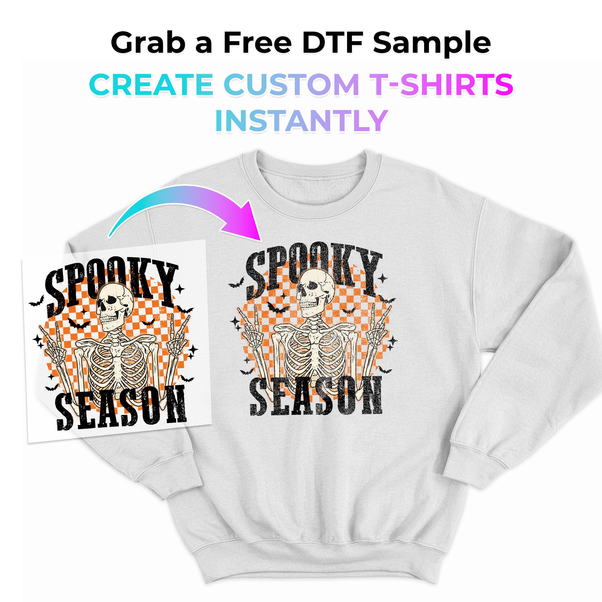 Free DTF Transfers Sample Pack — Create Custom Apparel Instantly