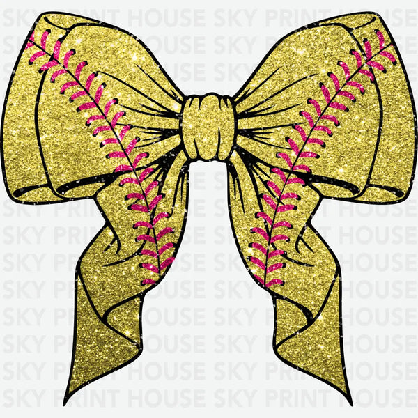 Softball Coquette - Game Day Ready to Press DTF Transfer