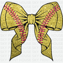 Softball Coquette Game Day Ready to Press DTF Transfer