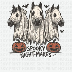 Spooky Nightmares PNG – Vintage Halloween Ready to Press DTF Transfer