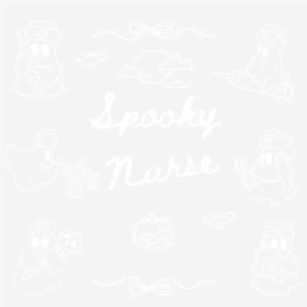 Spooky Nurse - Halloween Ready to Press DTF Transfer