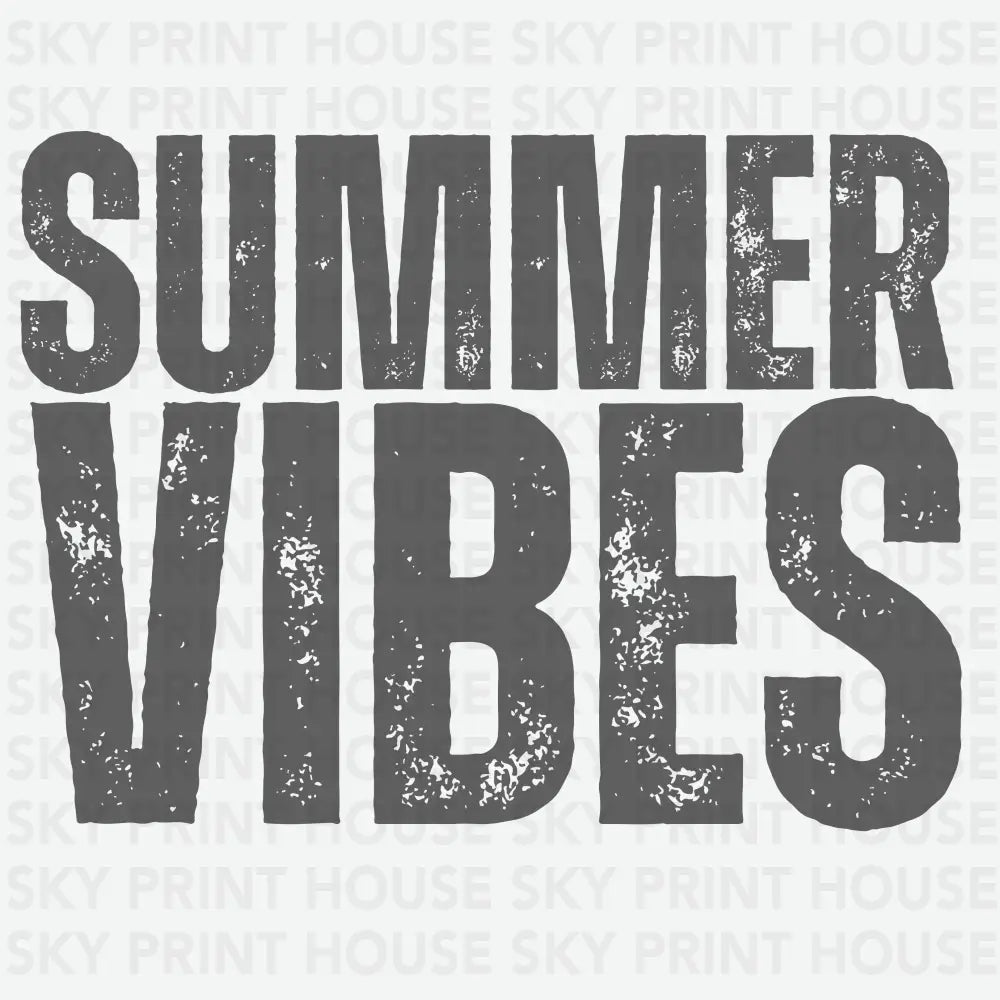 Summer Vibes Summer Ready to Press DTF Transfer
