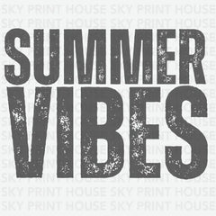 Summer Vibes Summer Ready to Press DTF Transfer