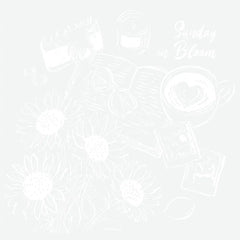 Sunday in Bloom Travel Ready to Press DTF Transfer