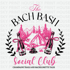 The Bach Bash Social Club Bachelorette Ready to Press DTF Transfer