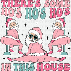There’s Some Ho’s Ho’s Ho’s In This House - Christmas Ready to Press DTF Transfer