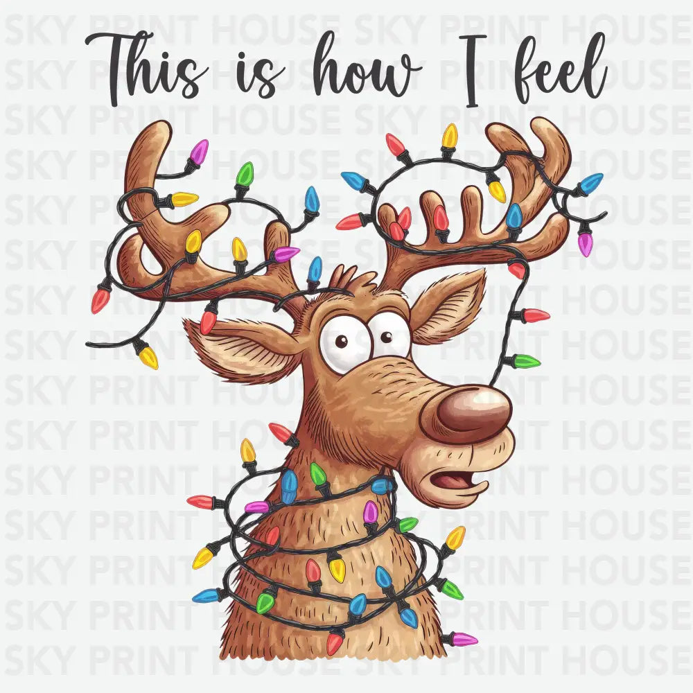 This Is How I Feel - Christmas Ready to Press DTF Transfer