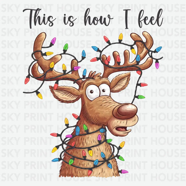 This Is How I Feel - Christmas Ready to Press DTF Transfer