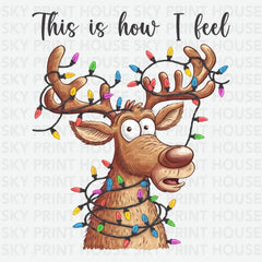 This Is How I Feel - Christmas Ready to Press DTF Transfer