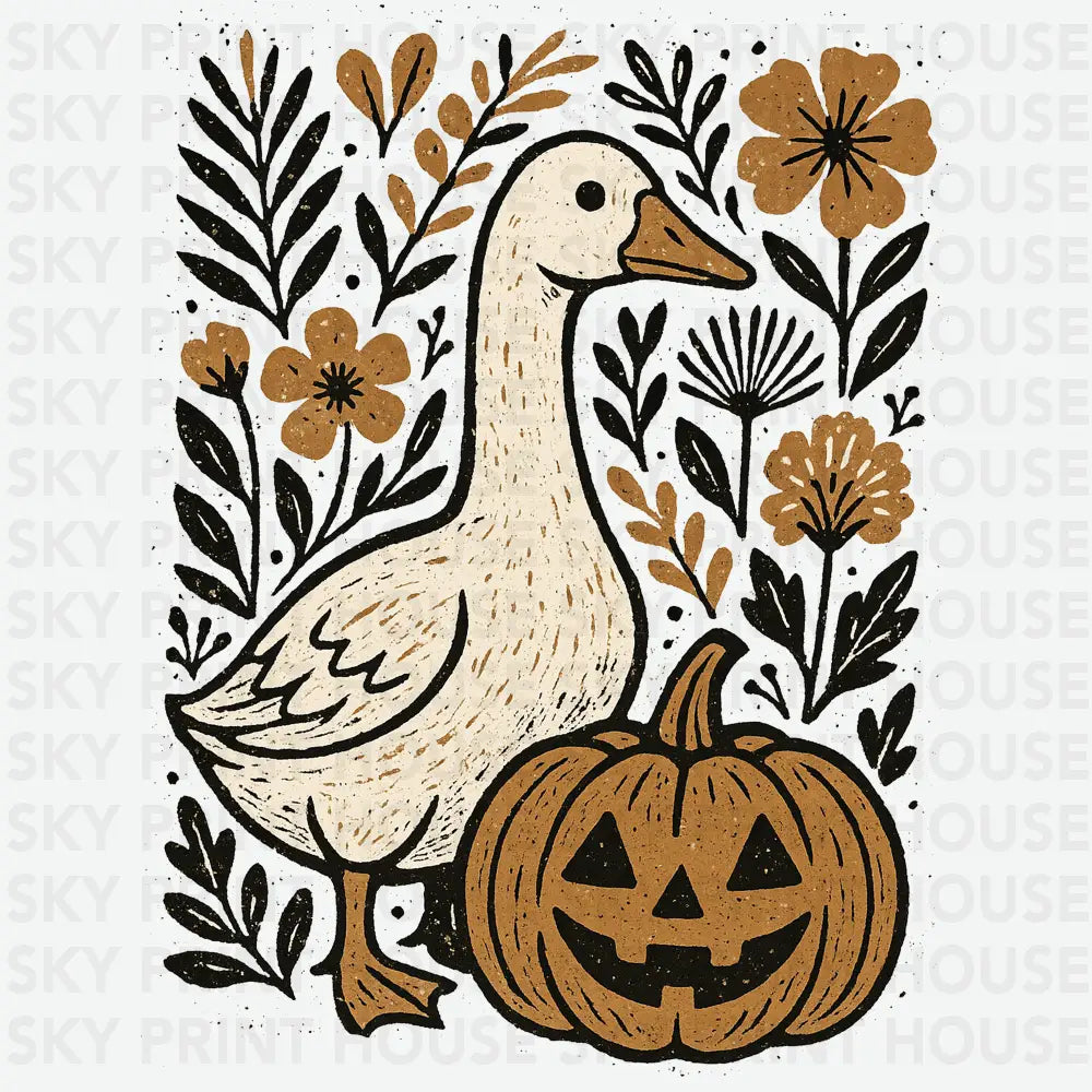 Vintage Halloween Goose - Ready to Press DTF Transfer