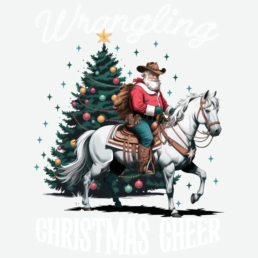 Western Cowboy Christmas - Christmas Ready to Press DTF Transfer