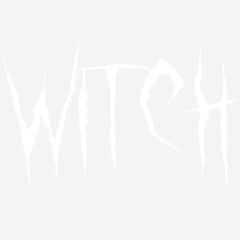 Witch Gothic Letter Halloween Ready to Press DTF Transfer