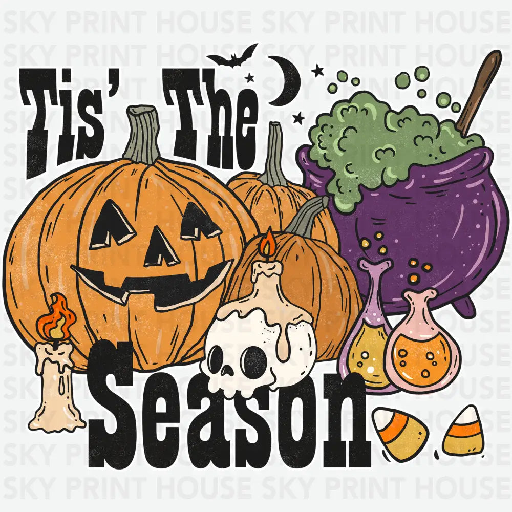 Witch’s Potion & Pumpkins Halloween - Ready to Press DTF Transfer