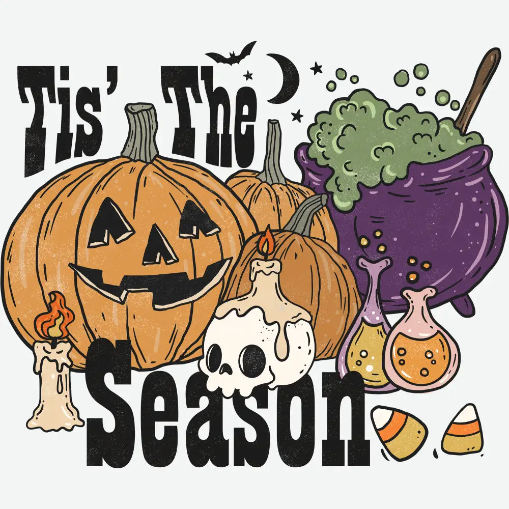 Witch’s Potion & Pumpkins Halloween - Ready to Press DTF Transfer